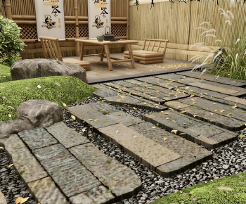 Japanese Style Garden-ID:742355111