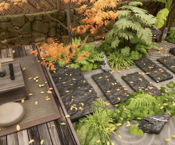 Japanese Style Courtyard/landscape-ID:161911018