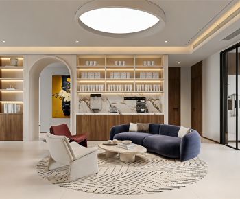 Modern A Living Room-ID:147074947