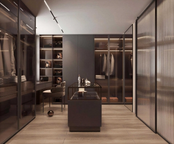Modern Clothes Storage Area-ID:324049014