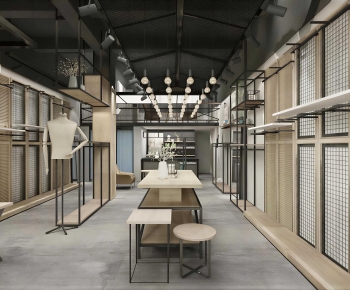 Industrial Style Clothing Store-ID:621864088