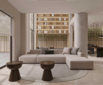 Wabi-sabi Style A Living Room-ID:816050054