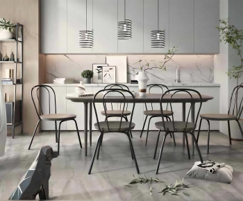 Modern Dining Table And Chairs-ID:794846068