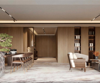 New Chinese Style A Living Room-ID:847855098