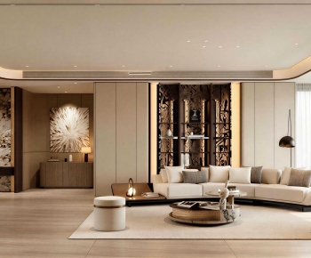 Modern A Living Room-ID:344679125