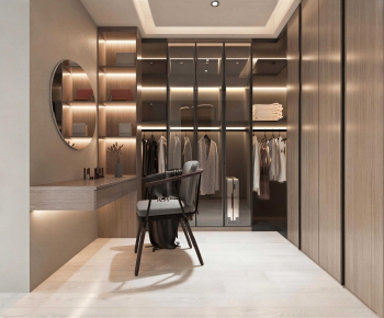 Modern Clothes Storage Area-ID:391050106