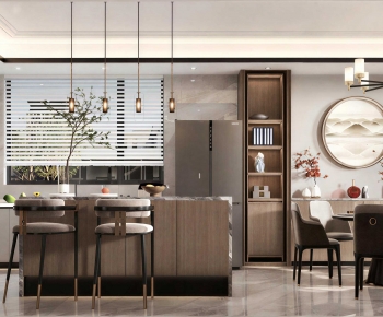 New Chinese Style Dining Room-ID:509310969