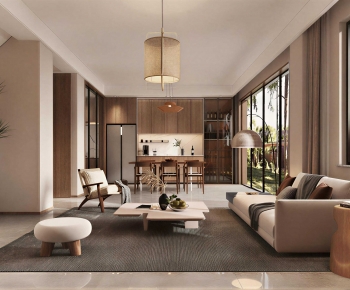 Modern A Living Room-ID:435657984