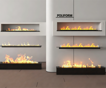 Modern Electronic Fireplace-ID:156378035