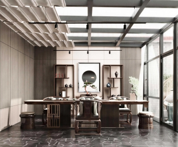 New Chinese Style Tea House-ID:852372889