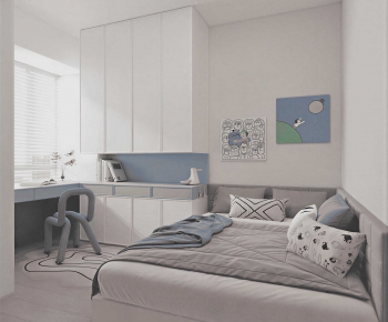 Modern Boy's Room And Son's Room-ID:755953072
