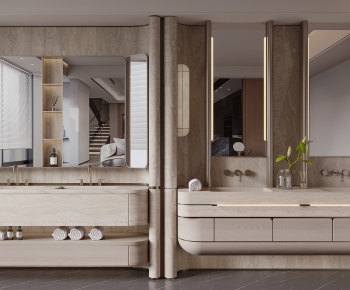 Modern Bathroom Cabinet-ID:983146919