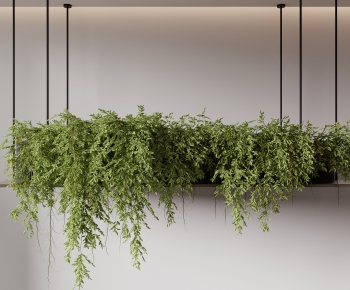 Modern Potted Green Plant-ID:710808048