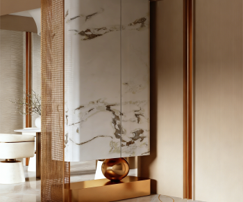 Modern Entrance Cabinet-ID:505337952