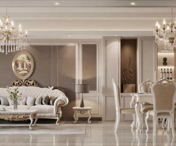 European Style A Living Room-ID:885935072