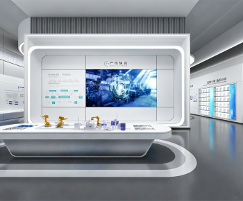 Modern Exhibition Hall-ID:747128012