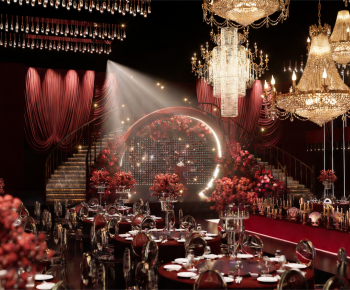 Modern Banquet Hall-ID:442477948