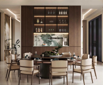 New Chinese Style Dining Room-ID:373478892