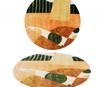 Modern Circular Carpet-ID:118359098