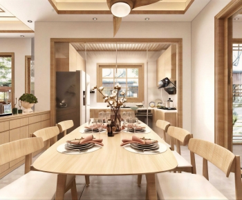 Japanese Style Dining Room-ID:798826933