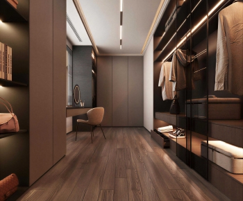 Modern Clothes Storage Area-ID:251456989