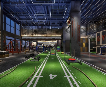 Industrial Style Gym-ID:784806974
