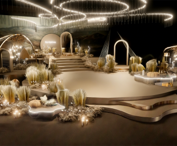 Modern Banquet Hall-ID:617188932