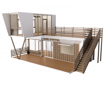 Modern Appearance Of Commercial Building-ID:706161988
