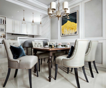 American Style Dining Room-ID:692740925