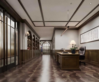 New Chinese Style Lobby Hall-ID:766357905