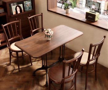 Modern Dining Table And Chairs-ID:874221098