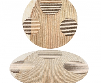 Modern Circular Carpet-ID:143701086