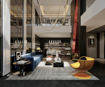 Modern A Living Room-ID:107631927