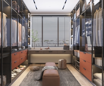 Modern Clothes Storage Area-ID:824302919