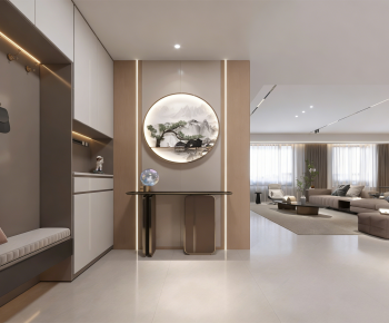 New Chinese Style Hallway-ID:351979026