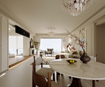 French Style Dining Room-ID:985486034
