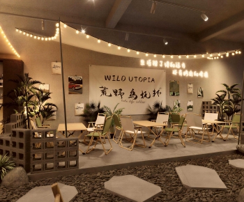 Industrial Style Barbecue Restaurant-ID:531666999