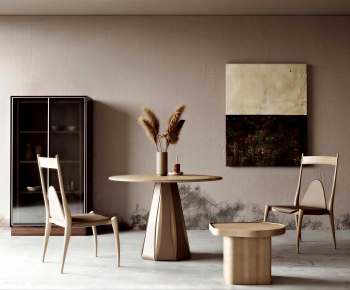 Wabi-sabi Style Leisure Table And Chair-ID:222467904