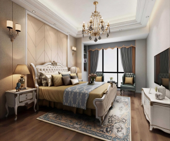 European Style Bedroom-ID:645169971