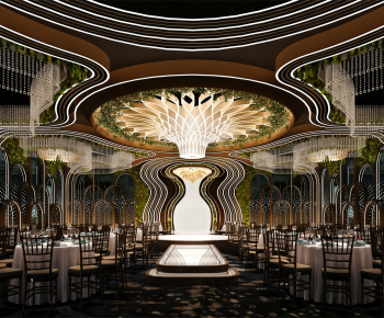 Modern Banquet Hall-ID:618588938
