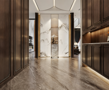New Chinese Style Hallway-ID:596199053