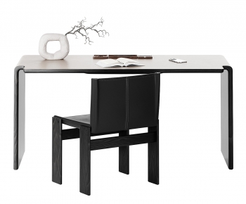 Modern Computer Desk And Chair-ID:450787077