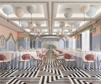 Modern Banquet Hall-ID:677082067