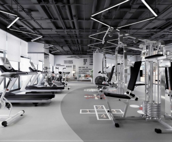 Industrial Style Gym-ID:594840086
