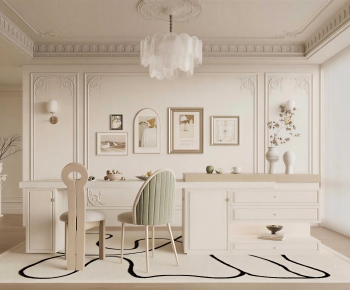 French Style Dining Room-ID:671849392