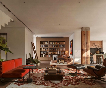 Modern A Living Room-ID:503840924