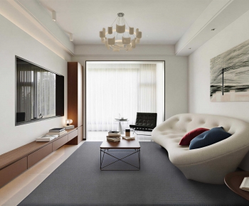 Modern A Living Room-ID:966758972