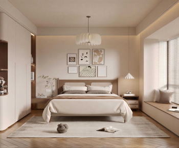 Wabi-sabi Style Bedroom-ID:321000106