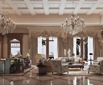 European Style A Living Room-ID:730175025