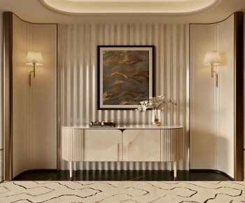 Modern Entrance Cabinet-ID:936162959